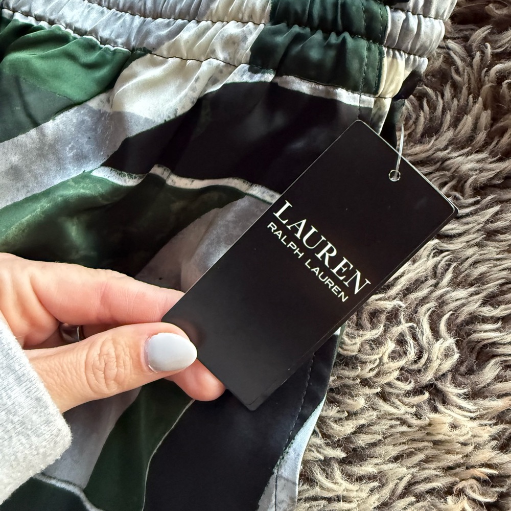 Lauren Ralph‎ Lauren Geo Silk Pants - Picture 9 of 10